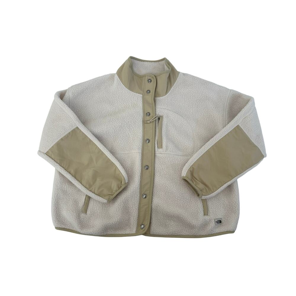 The North Face Cream and Tan Jacket